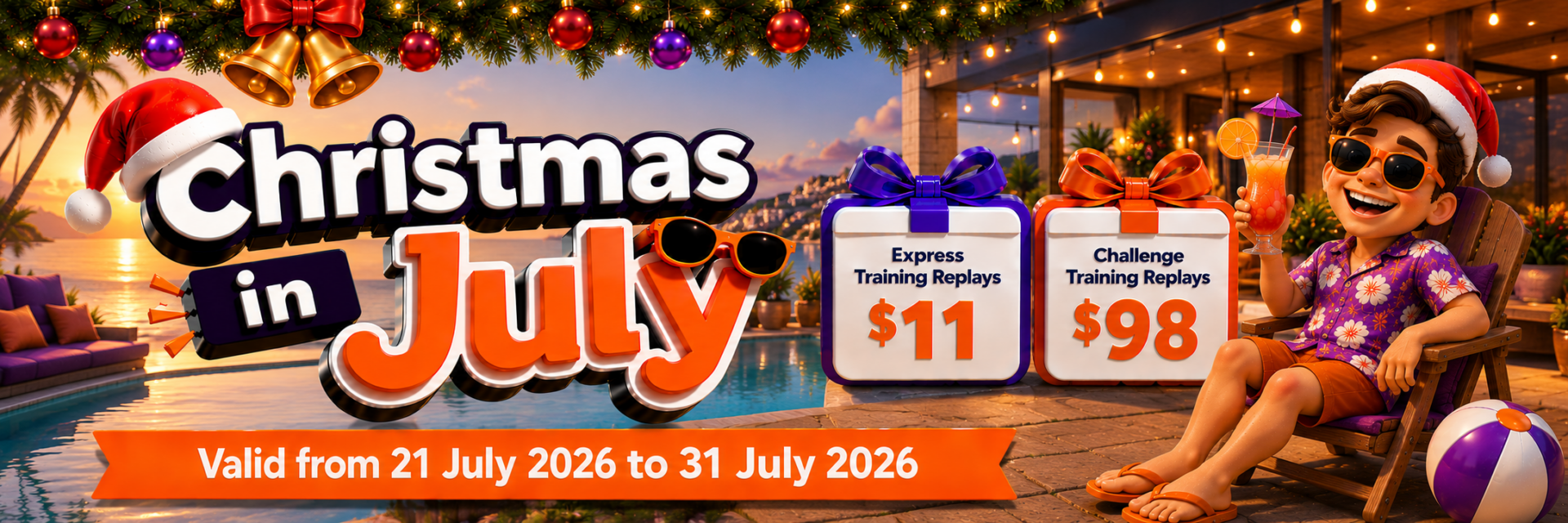 Christmas in July - Training Replays Sale